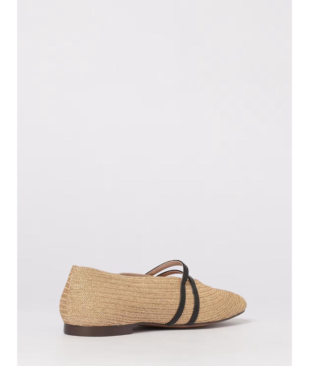 COCCINELLE Бежевые кожаные балетки, фото 3