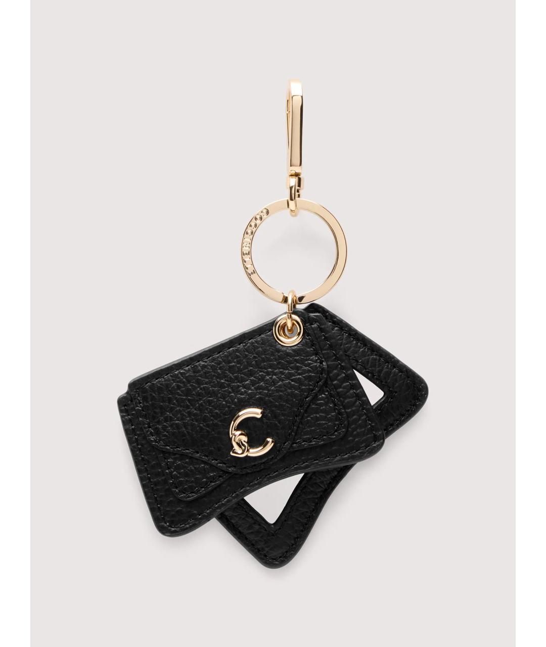 COCCINELLE Черный брелок, фото 2