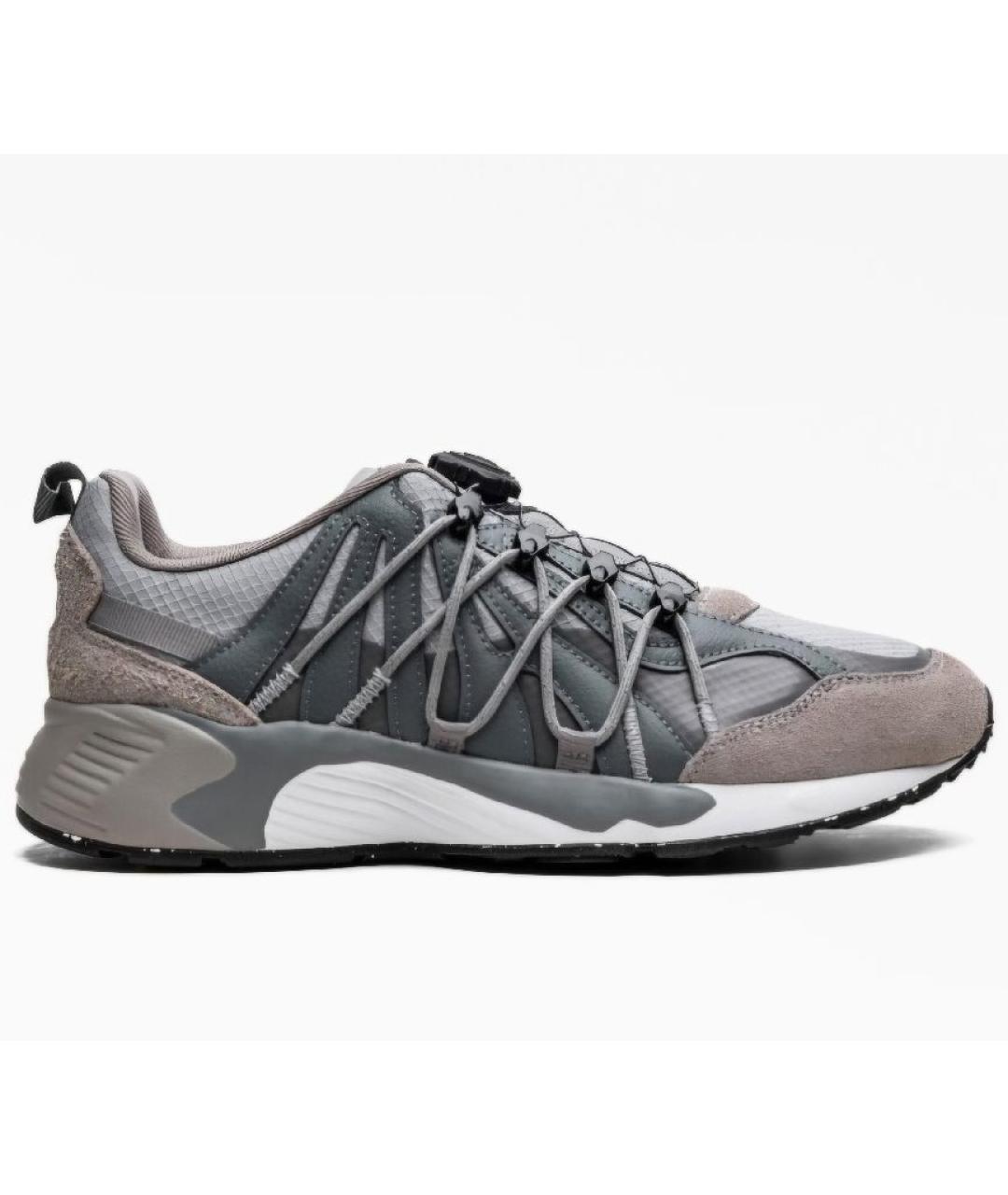 PUMA Серые замшевые низкие кроссовки / кеды, фото 10