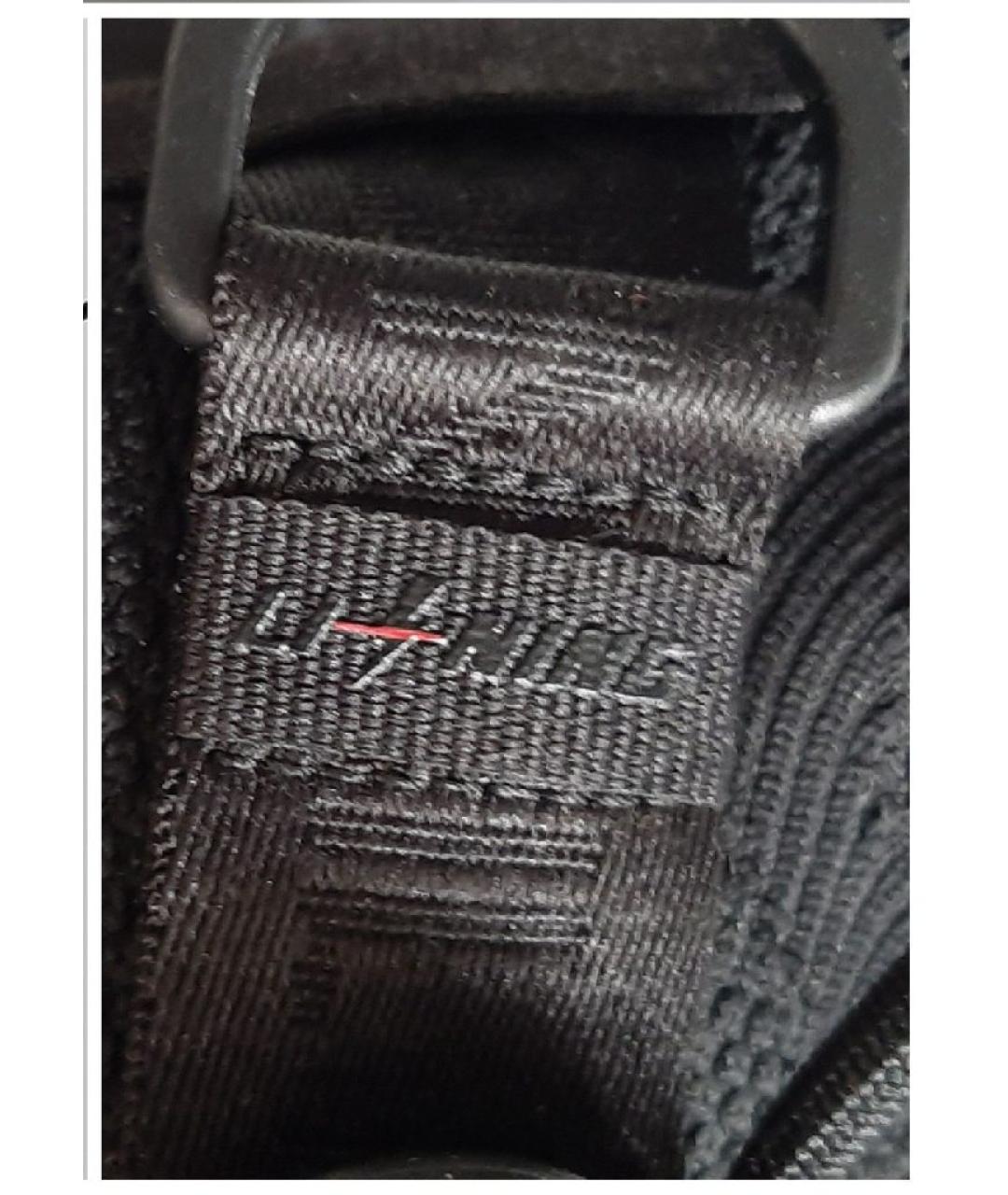 NEIL BARRETT Черные синтетические низкие кроссовки / кеды, фото 8