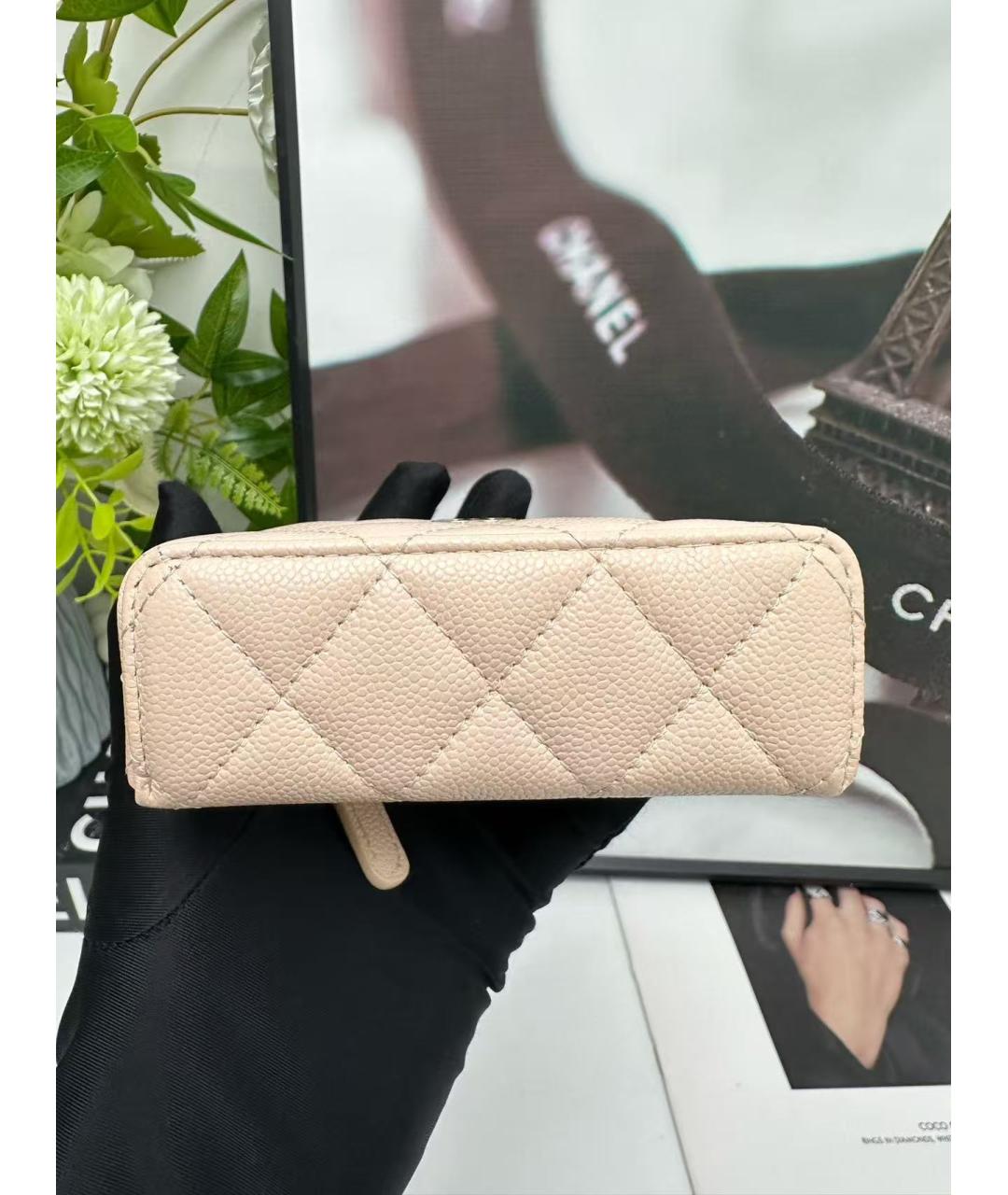 CHANEL Розовая кожаная сумка через плечо, фото 6