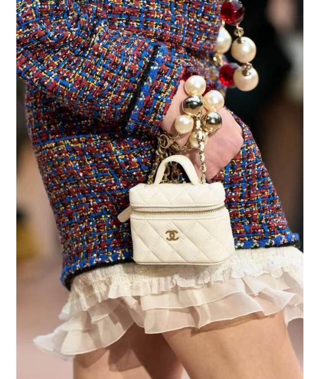 CHANEL Розовая кожаная сумка через плечо, фото 7