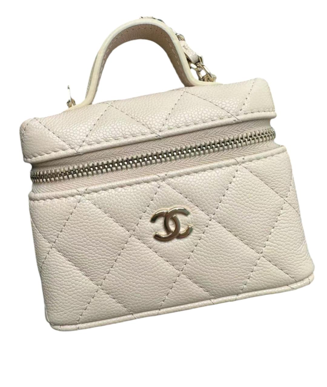 CHANEL Розовая кожаная сумка через плечо, фото 8