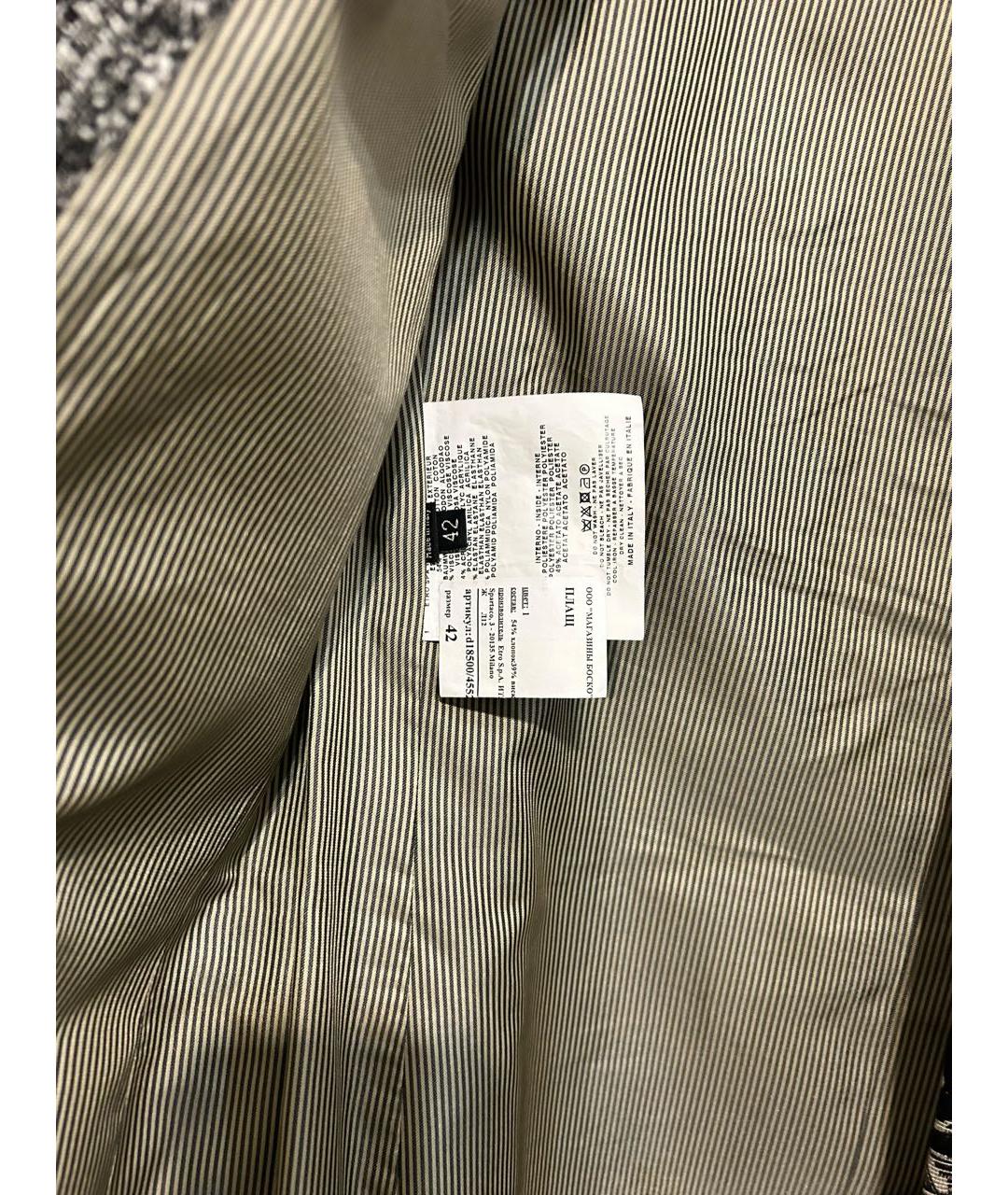 ETRO Серое хлопковое пальто, фото 5