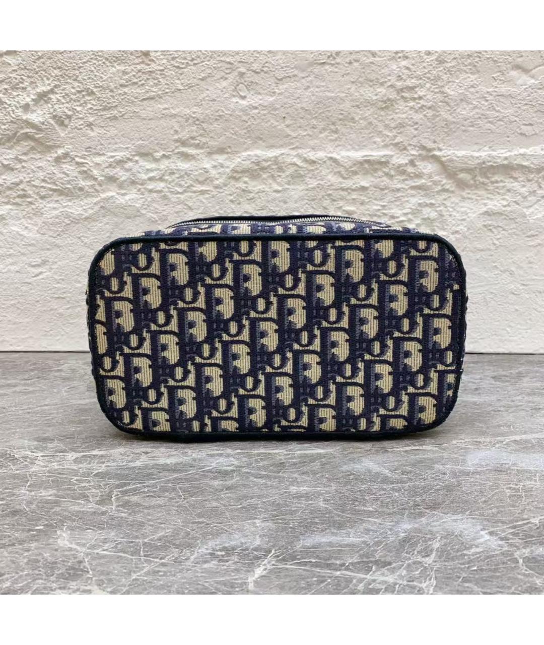 CHRISTIAN DIOR Темно-синяя сумка с короткими ручками, фото 4