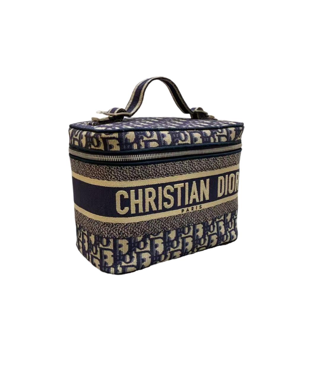 CHRISTIAN DIOR Темно-синяя сумка с короткими ручками, фото 6