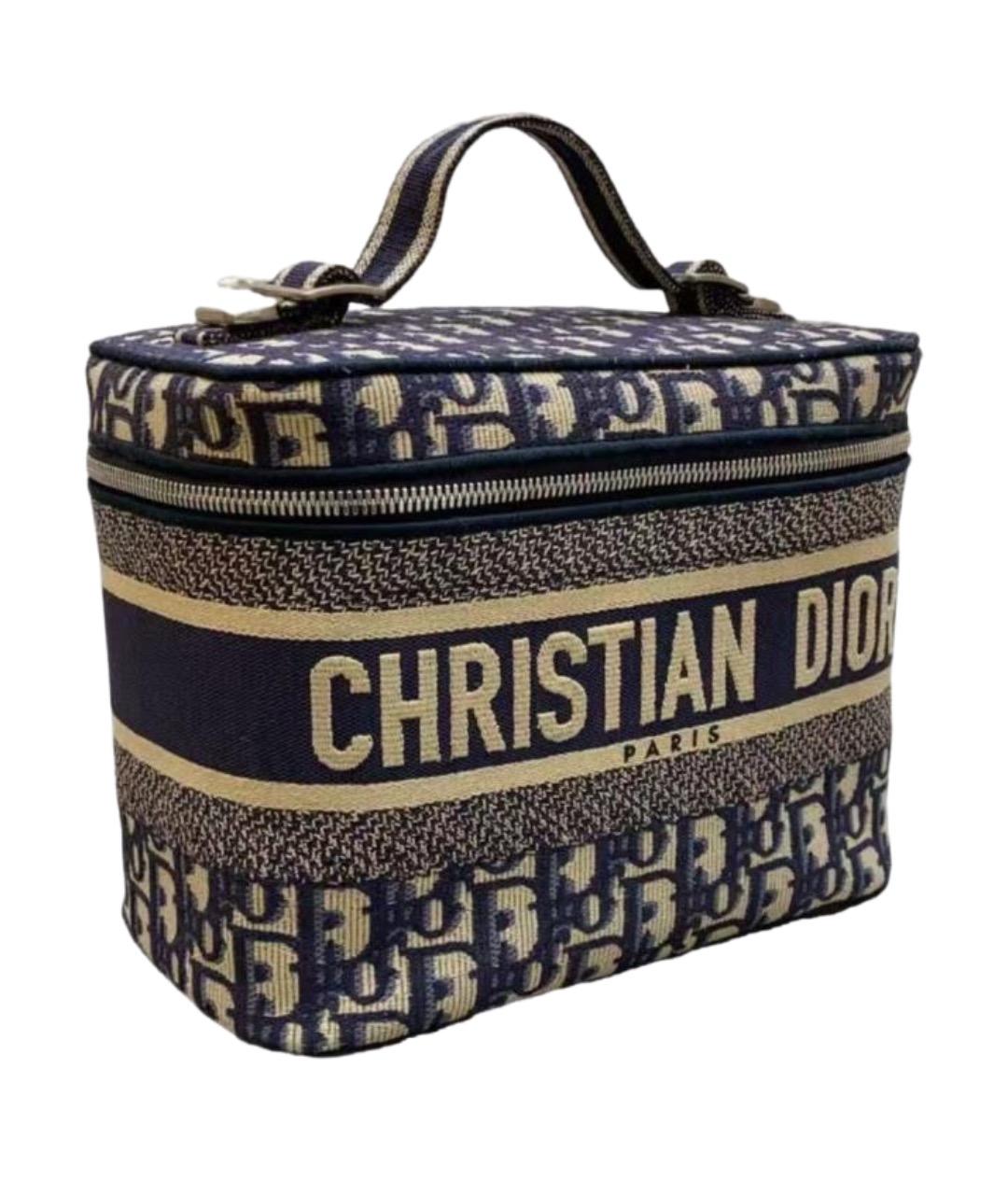 CHRISTIAN DIOR Темно-синяя сумка с короткими ручками, фото 1