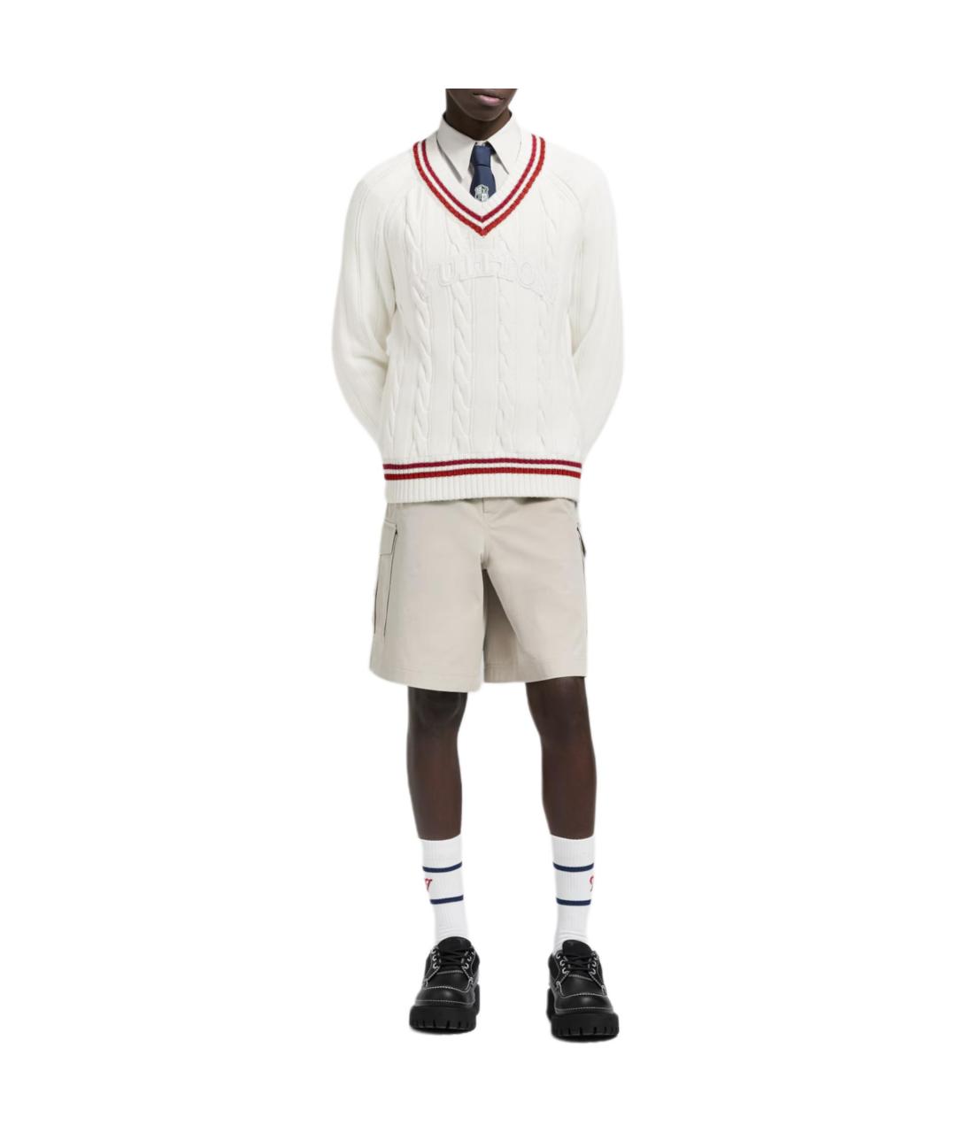 LOUIS VUITTON Белый джемпер / свитер, фото 2