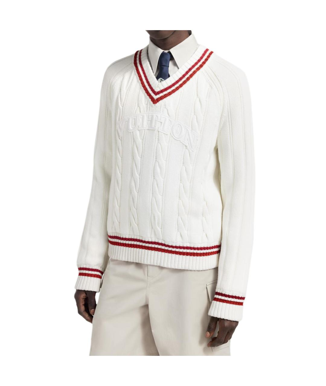 LOUIS VUITTON Белый джемпер / свитер, фото 4