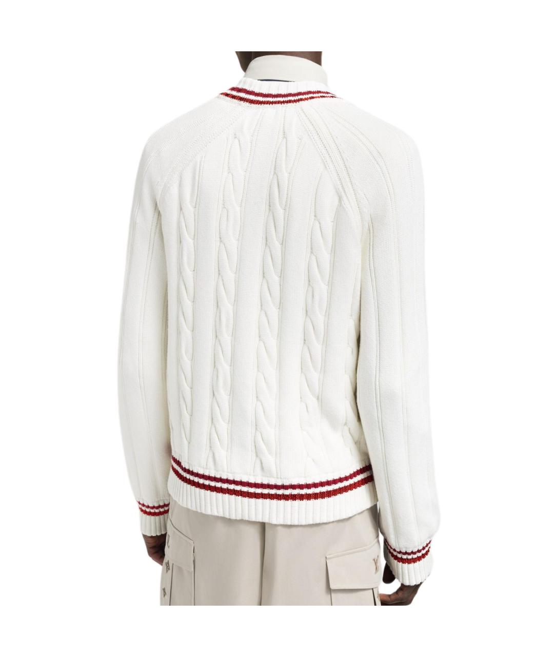 LOUIS VUITTON Белый джемпер / свитер, фото 3