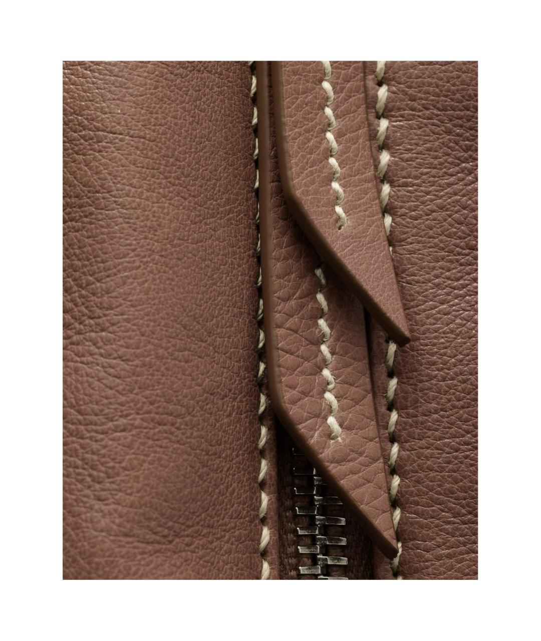 PRADA Коричневая кожаная сумка через плечо, фото 5
