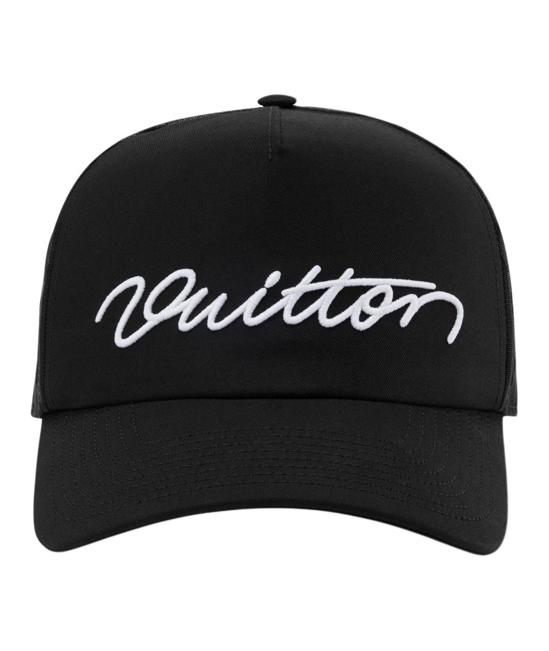 LOUIS VUITTON Черная кепка/бейсболка, фото 2