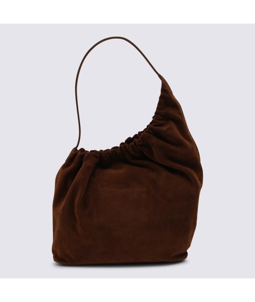 AESTHER EKME Коричневая замшевая сумка через плечо, фото 3