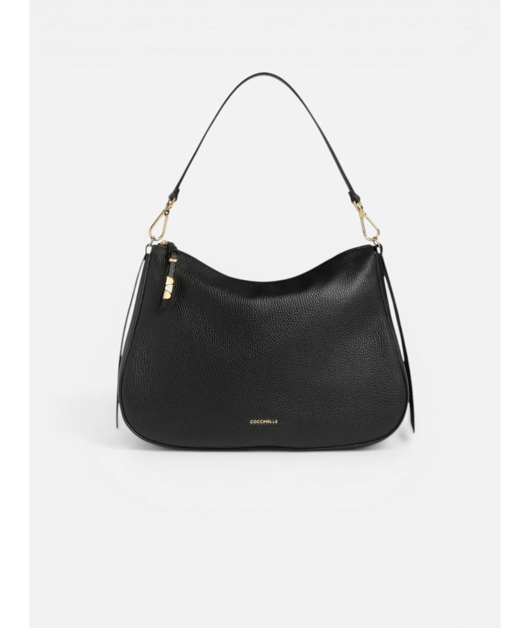 COCCINELLE Черная кожаная сумка через плечо, фото 5