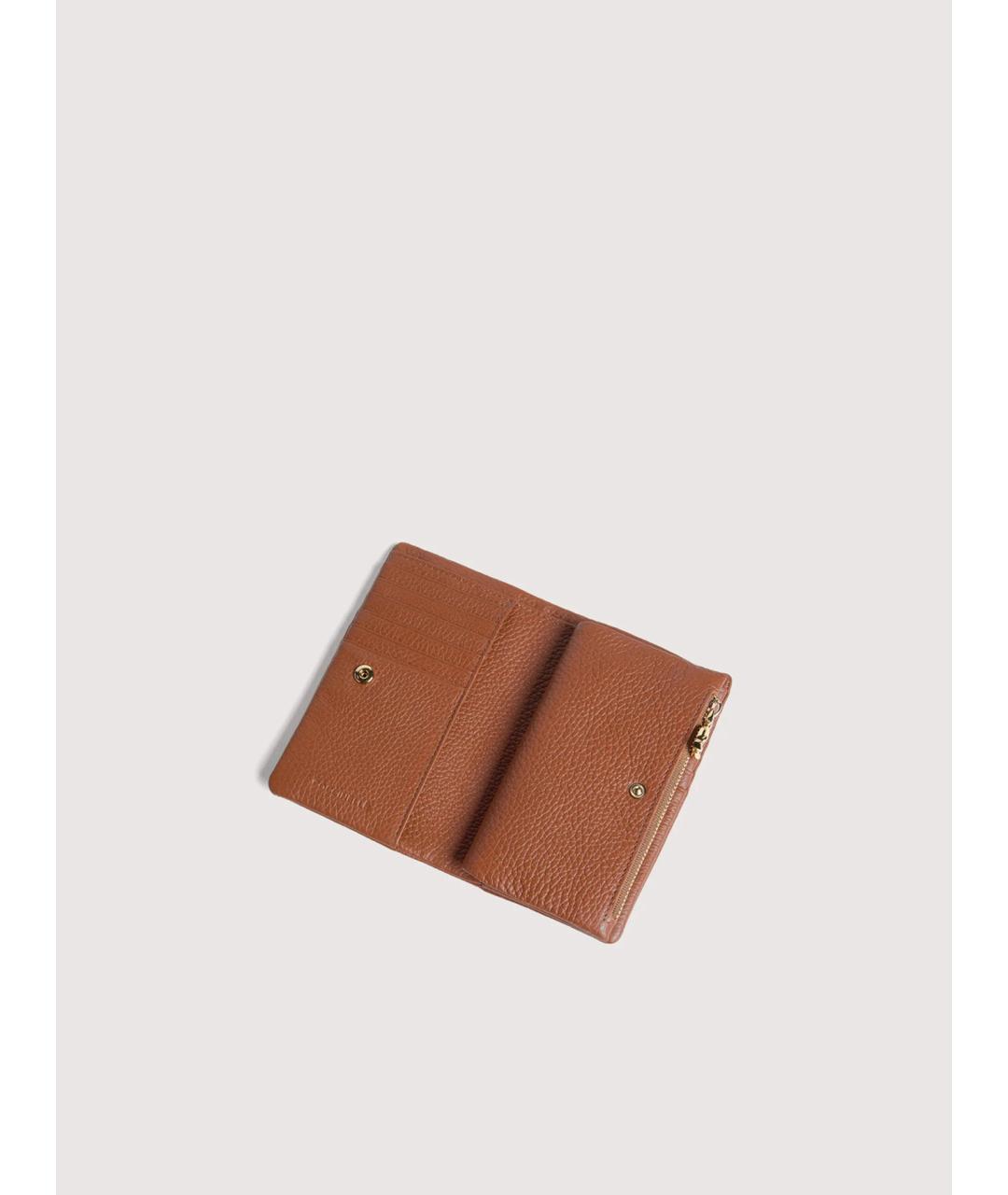 COCCINELLE Коричневый кожаный кошелек, фото 2