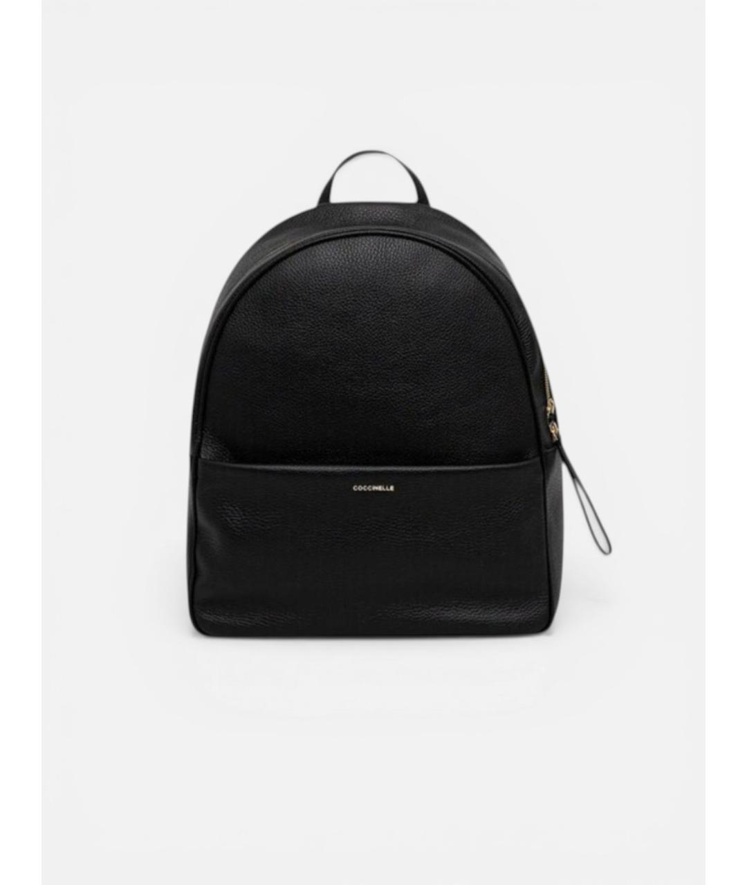 COCCINELLE Черный кожаный рюкзак, фото 3