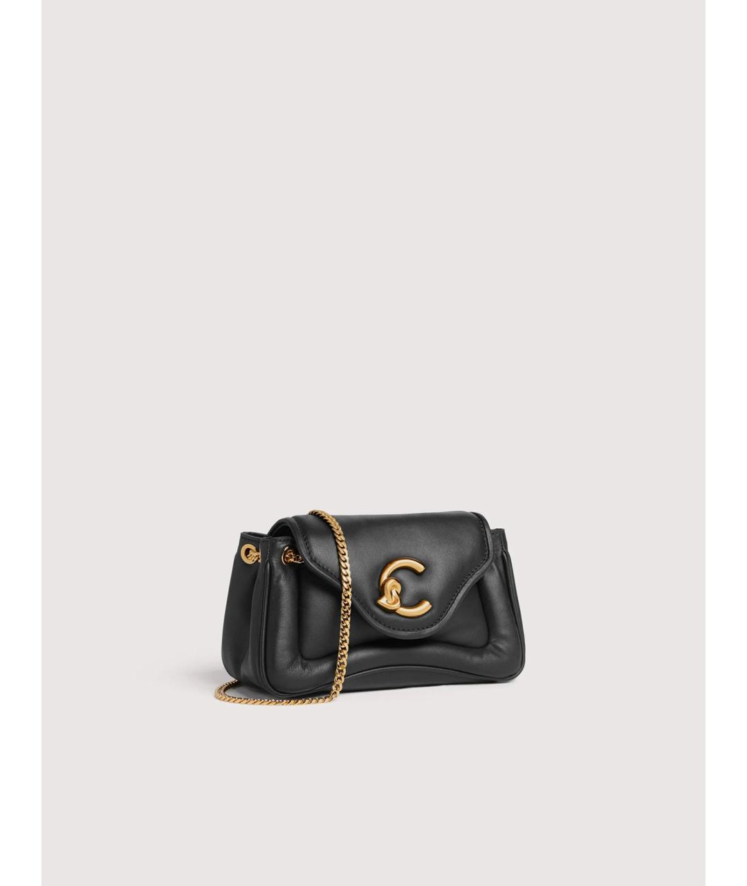 COCCINELLE Черная кожаная сумка через плечо, фото 2