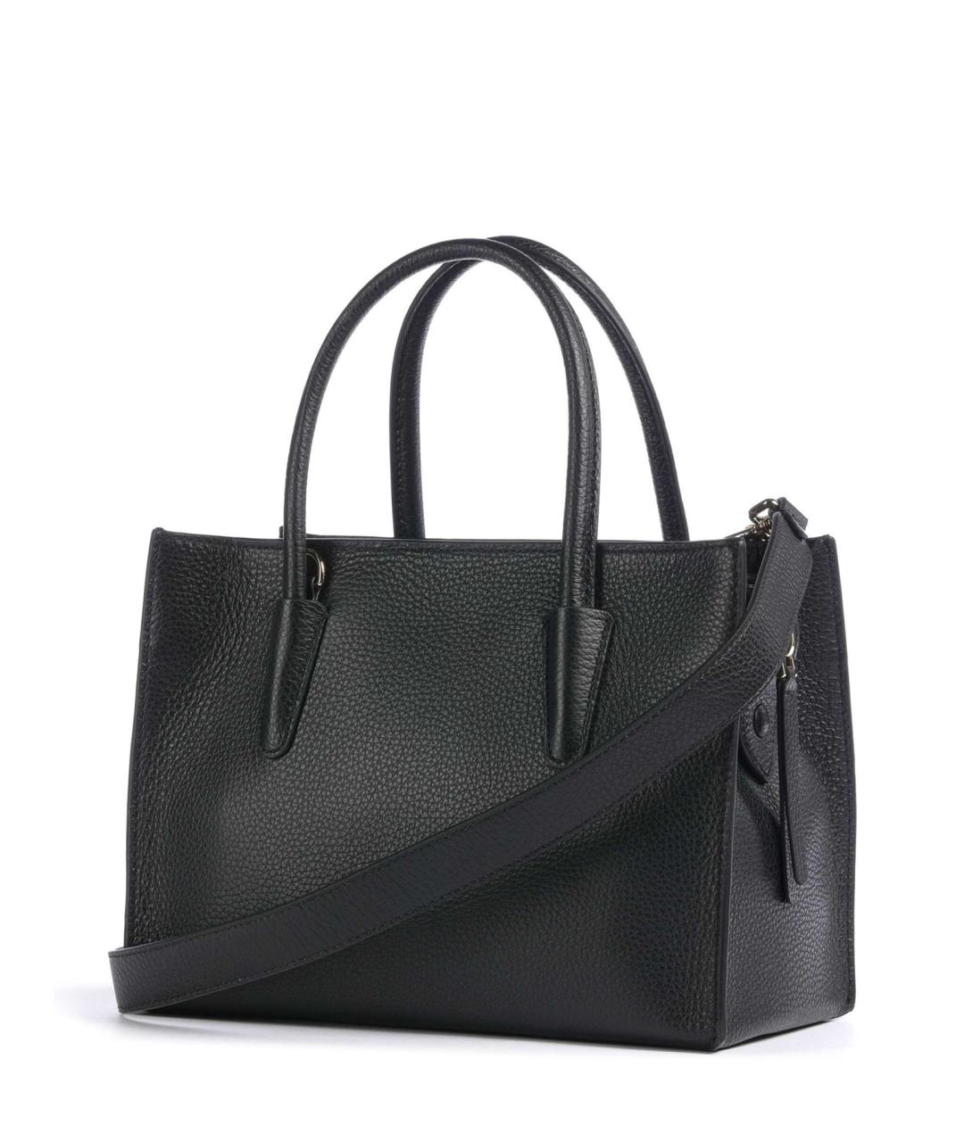 COCCINELLE Черная кожаная сумка через плечо, фото 2