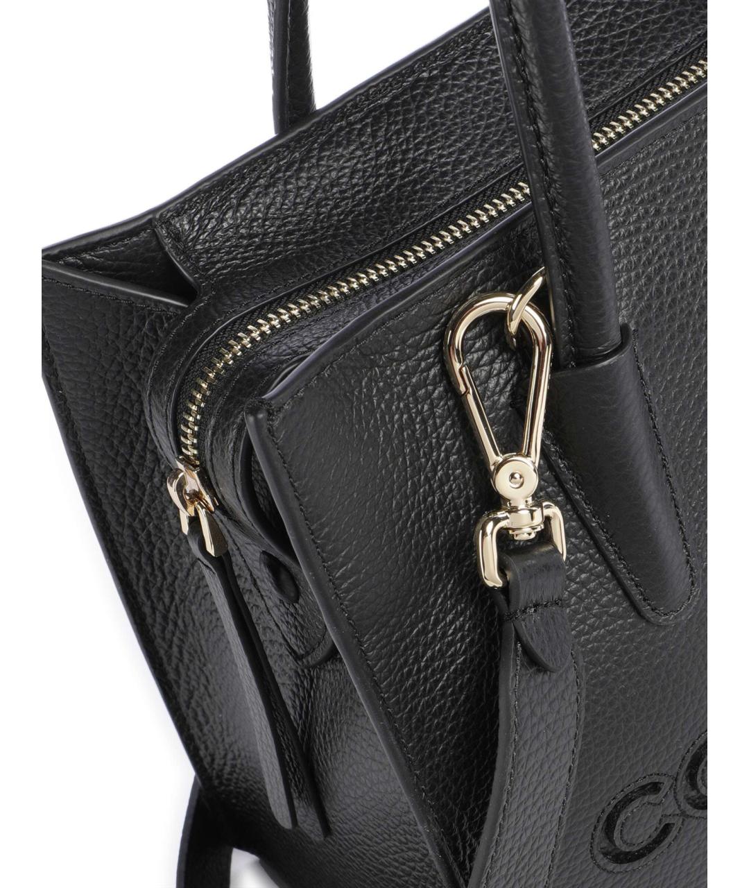 COCCINELLE Черная кожаная сумка через плечо, фото 4