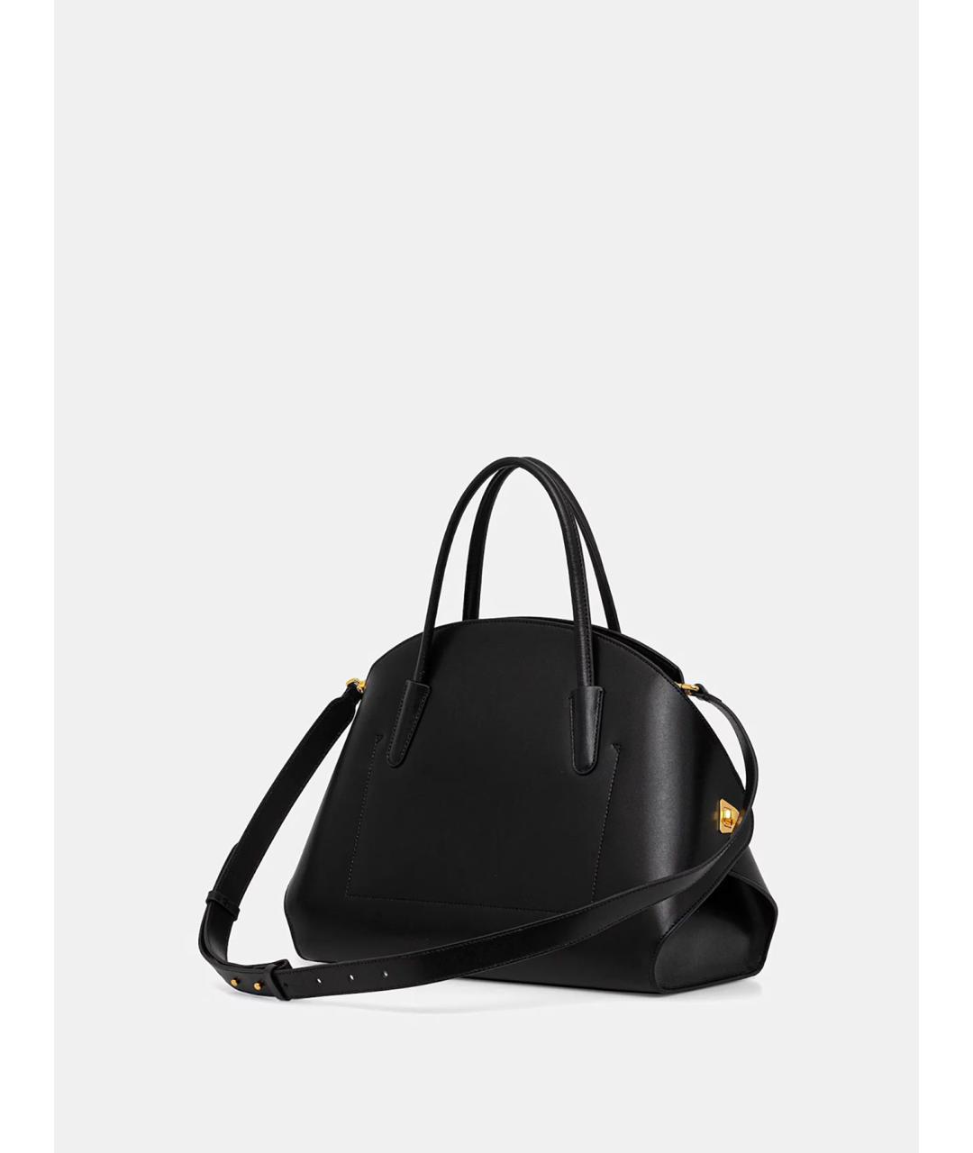 COCCINELLE Черная кожаная сумка с короткими ручками, фото 3