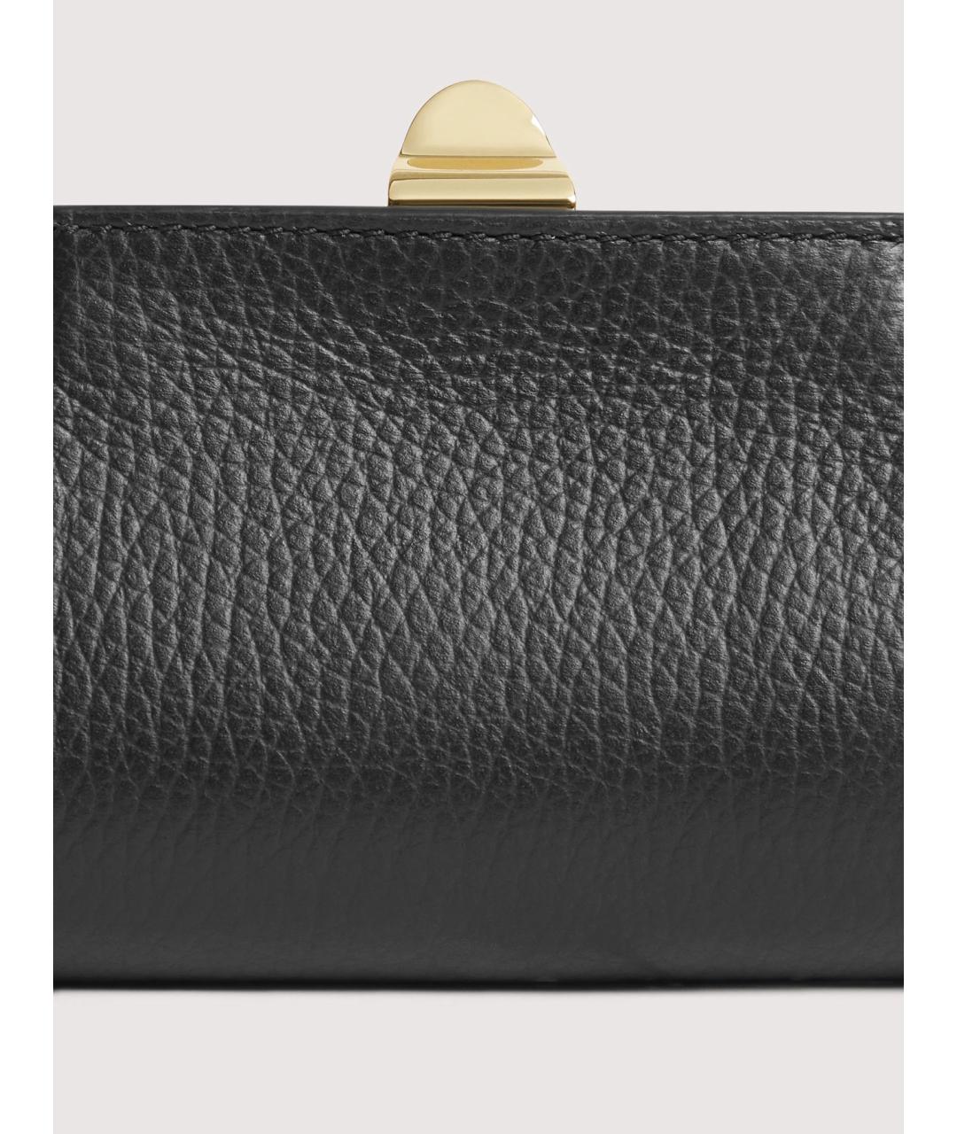 COCCINELLE Черный кожаный кошелек, фото 3