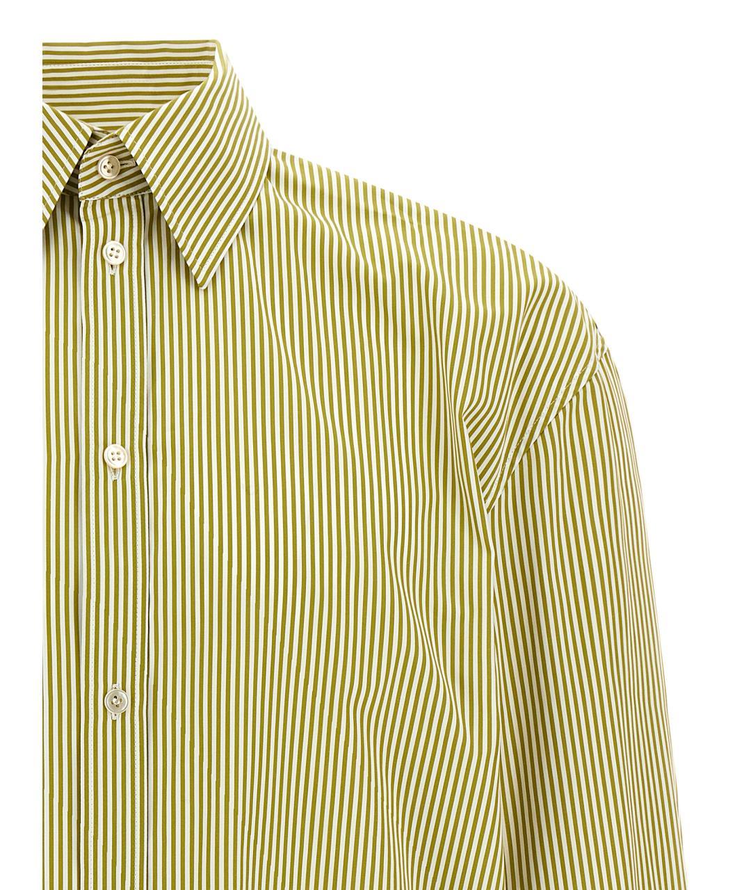 SAINT LAURENT Зеленая хлопковая рубашка, фото 3