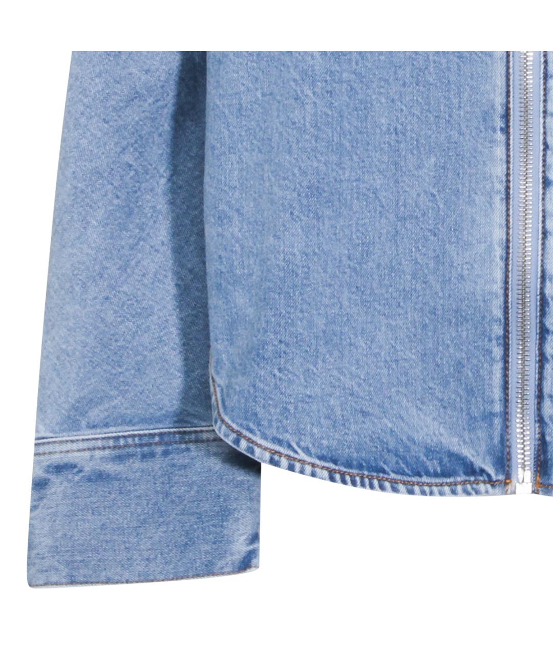 ALAIA Синяя хлопковая рубашка, фото 3