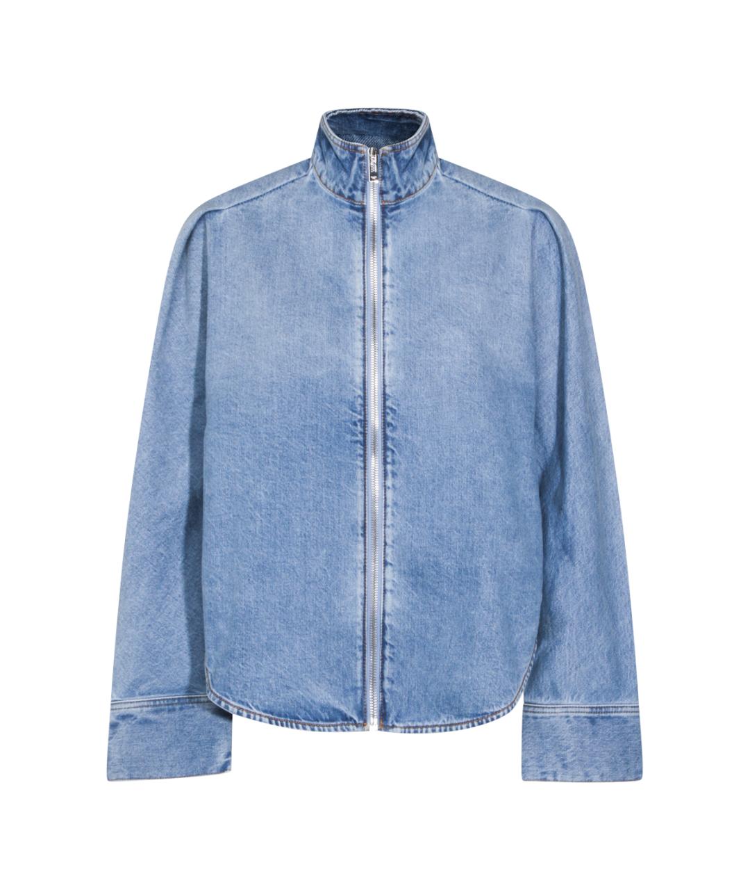 ALAIA Синяя хлопковая рубашка, фото 1