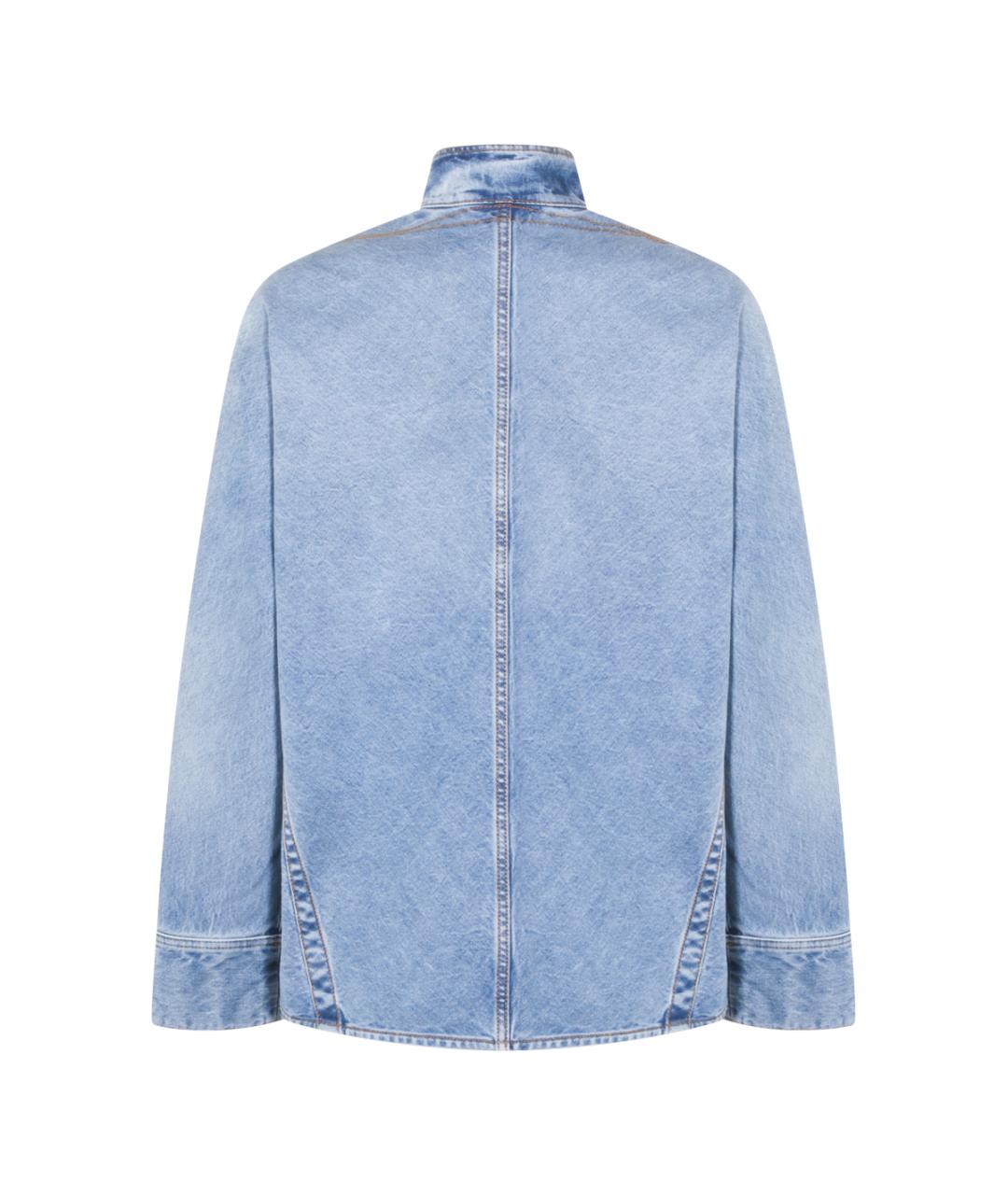 ALAIA Синяя хлопковая рубашка, фото 2