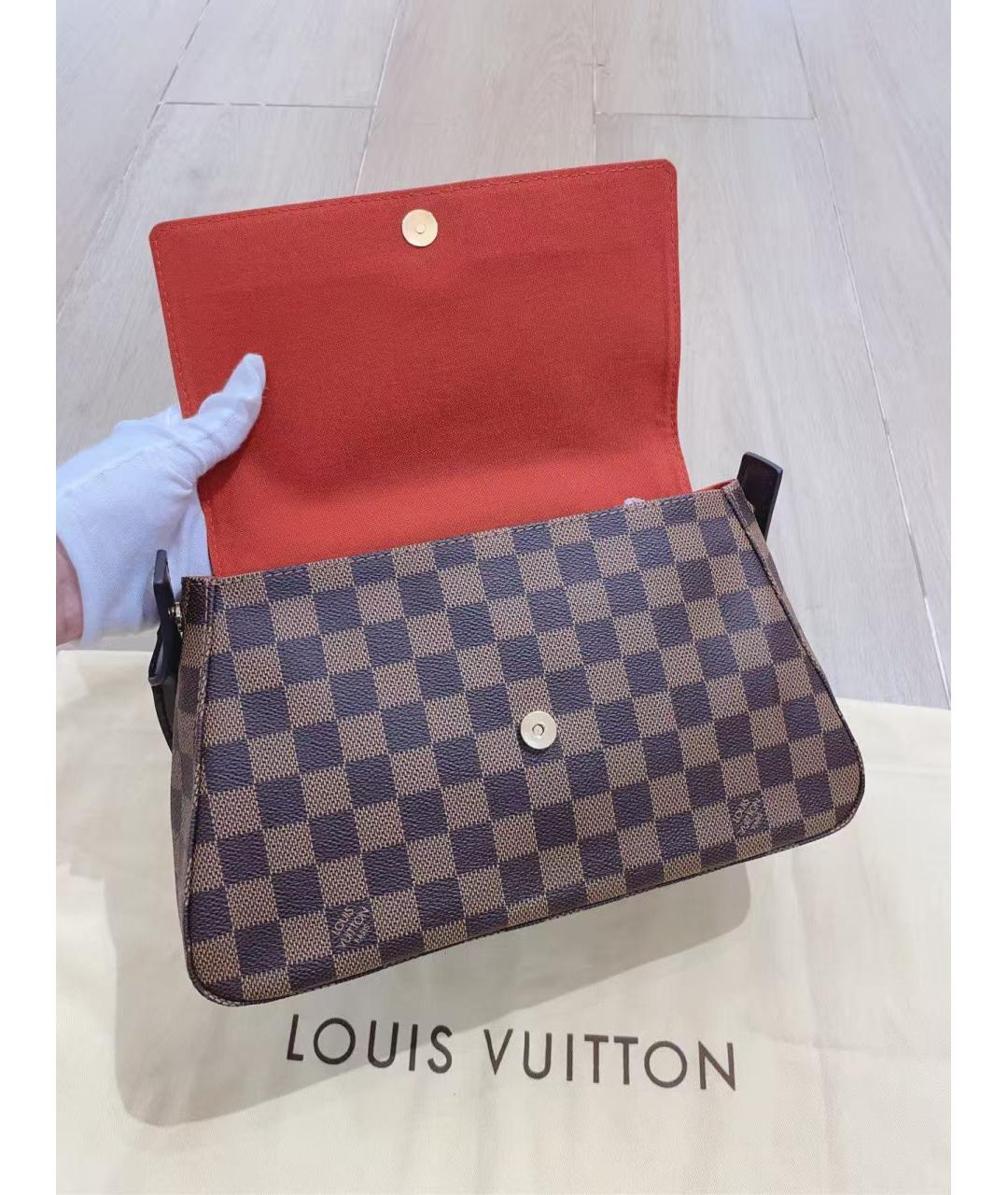 LOUIS VUITTON Коричневая сумка через плечо, фото 5