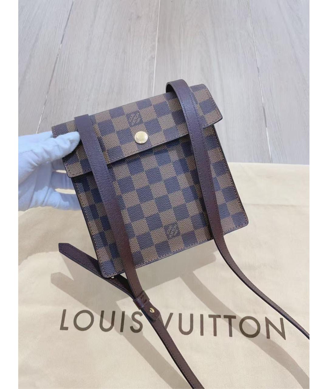 LOUIS VUITTON Коричневая сумка через плечо, фото 2