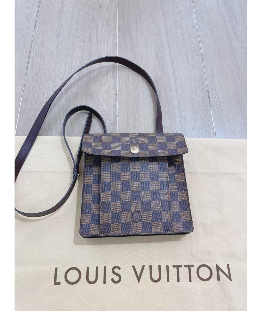 LOUIS VUITTON Коричневая сумка через плечо, фото 7