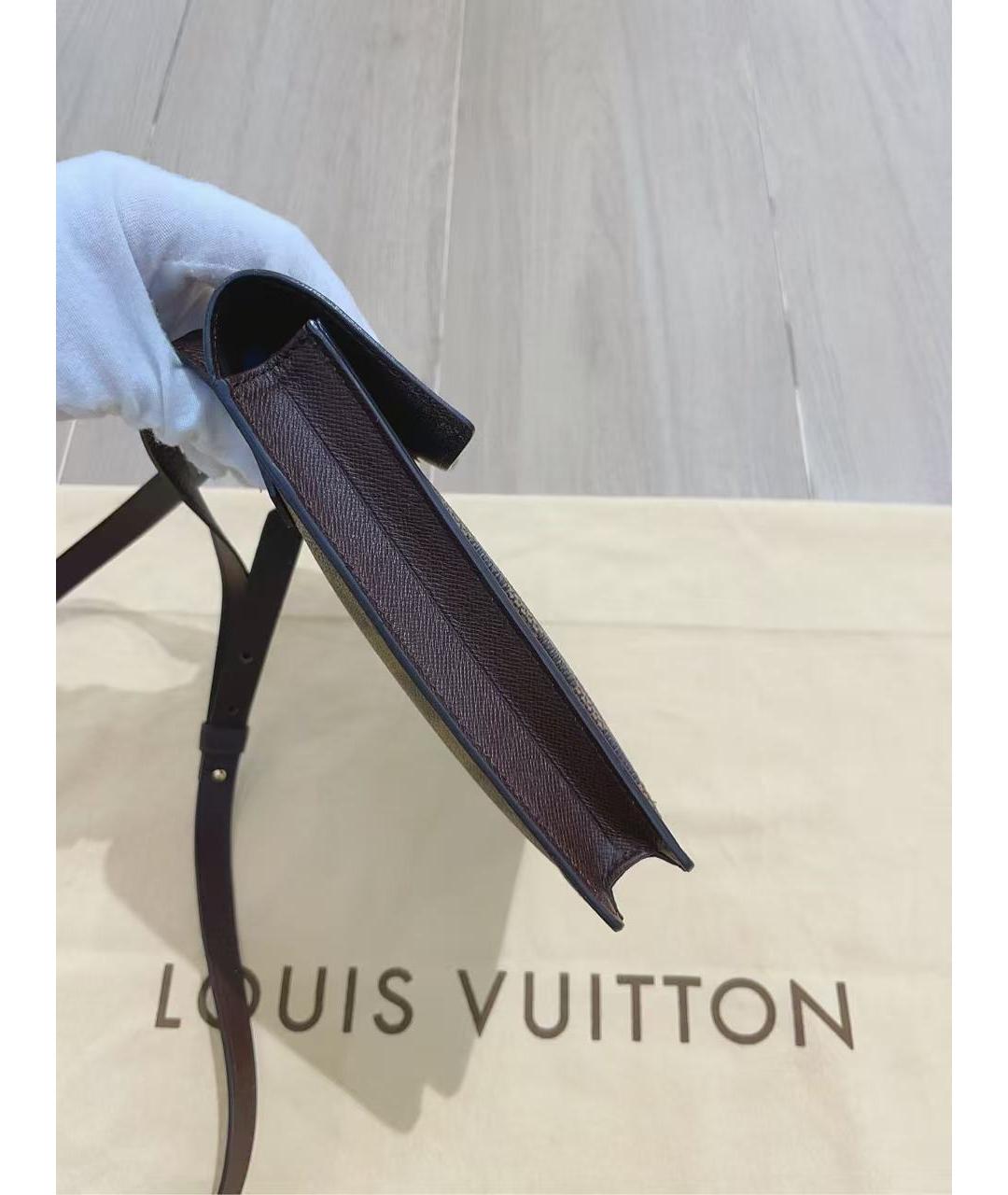 LOUIS VUITTON Коричневая сумка через плечо, фото 5