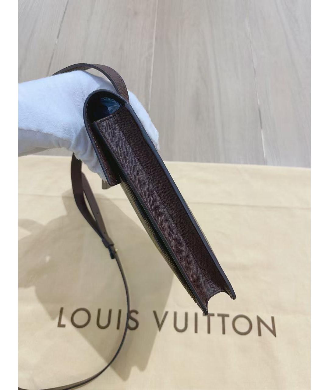 LOUIS VUITTON Коричневая сумка через плечо, фото 4