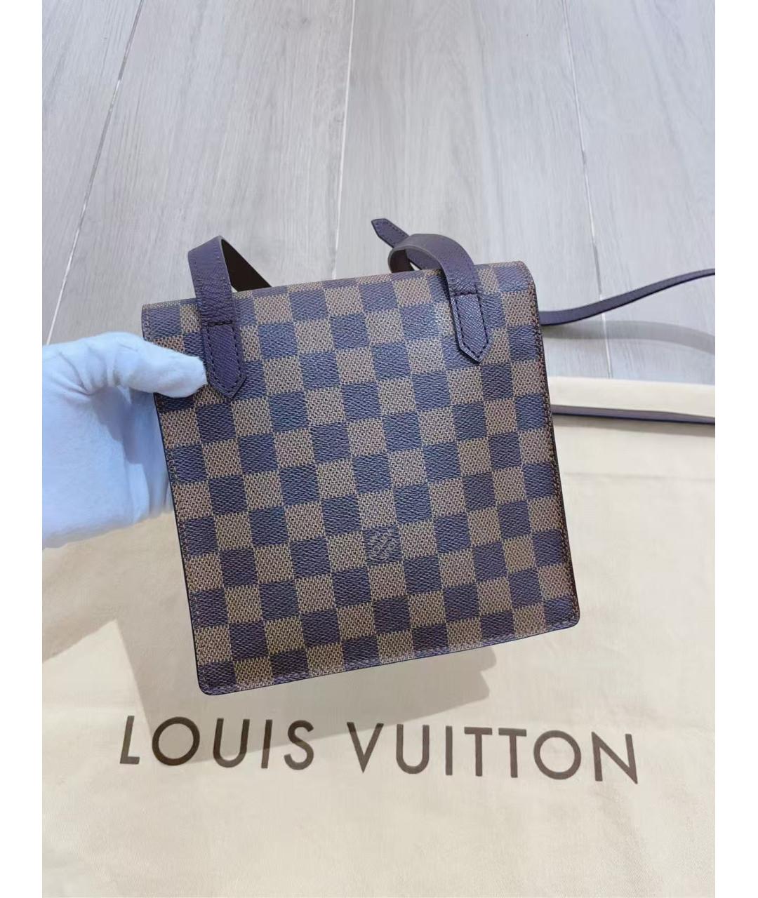 LOUIS VUITTON Коричневая сумка через плечо, фото 3