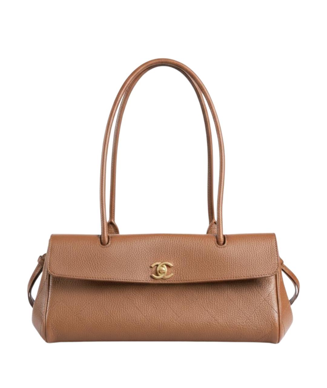 CHANEL Коричневая сумка через плечо, фото 1