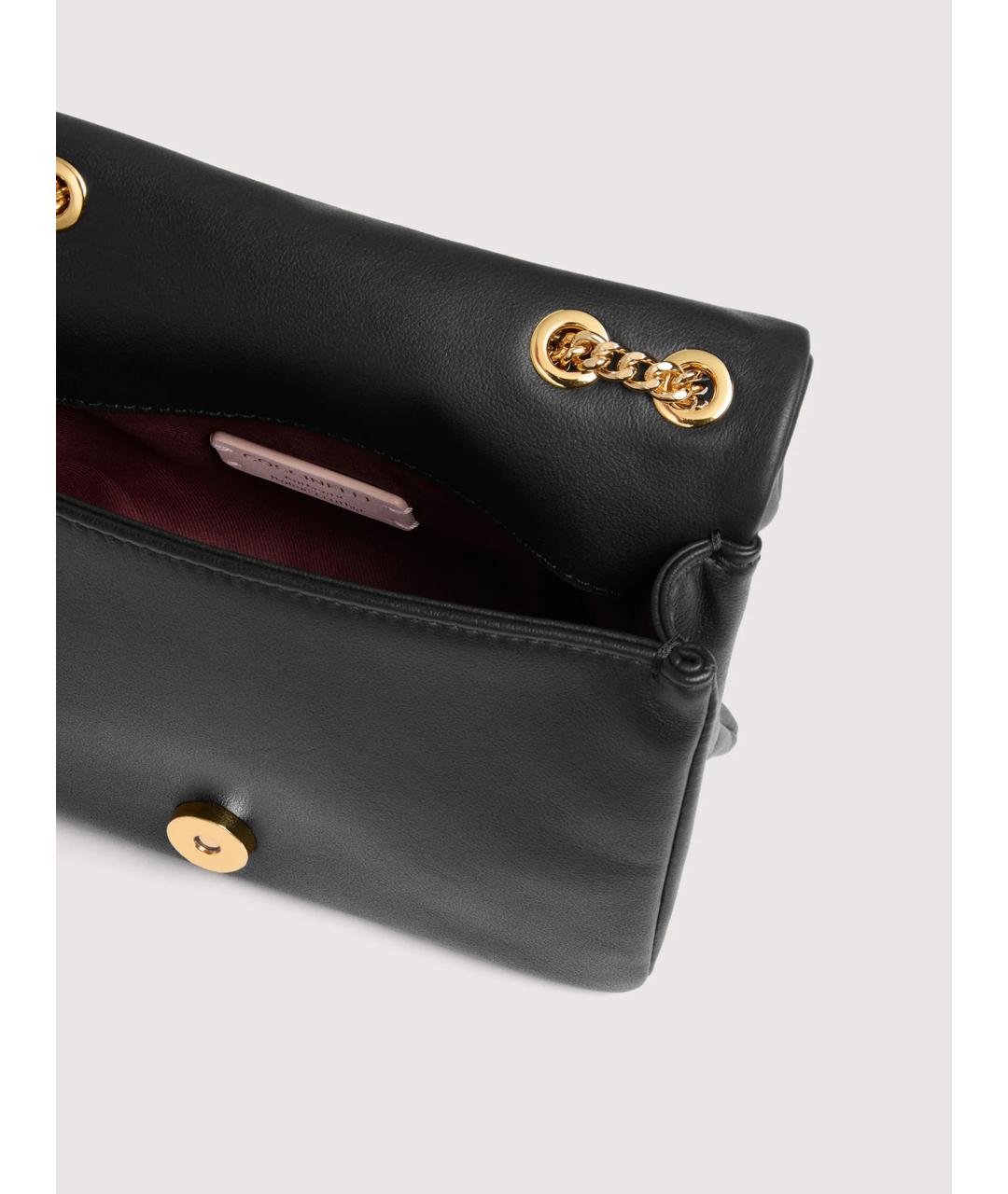 COCCINELLE Черная кожаная сумка через плечо, фото 4