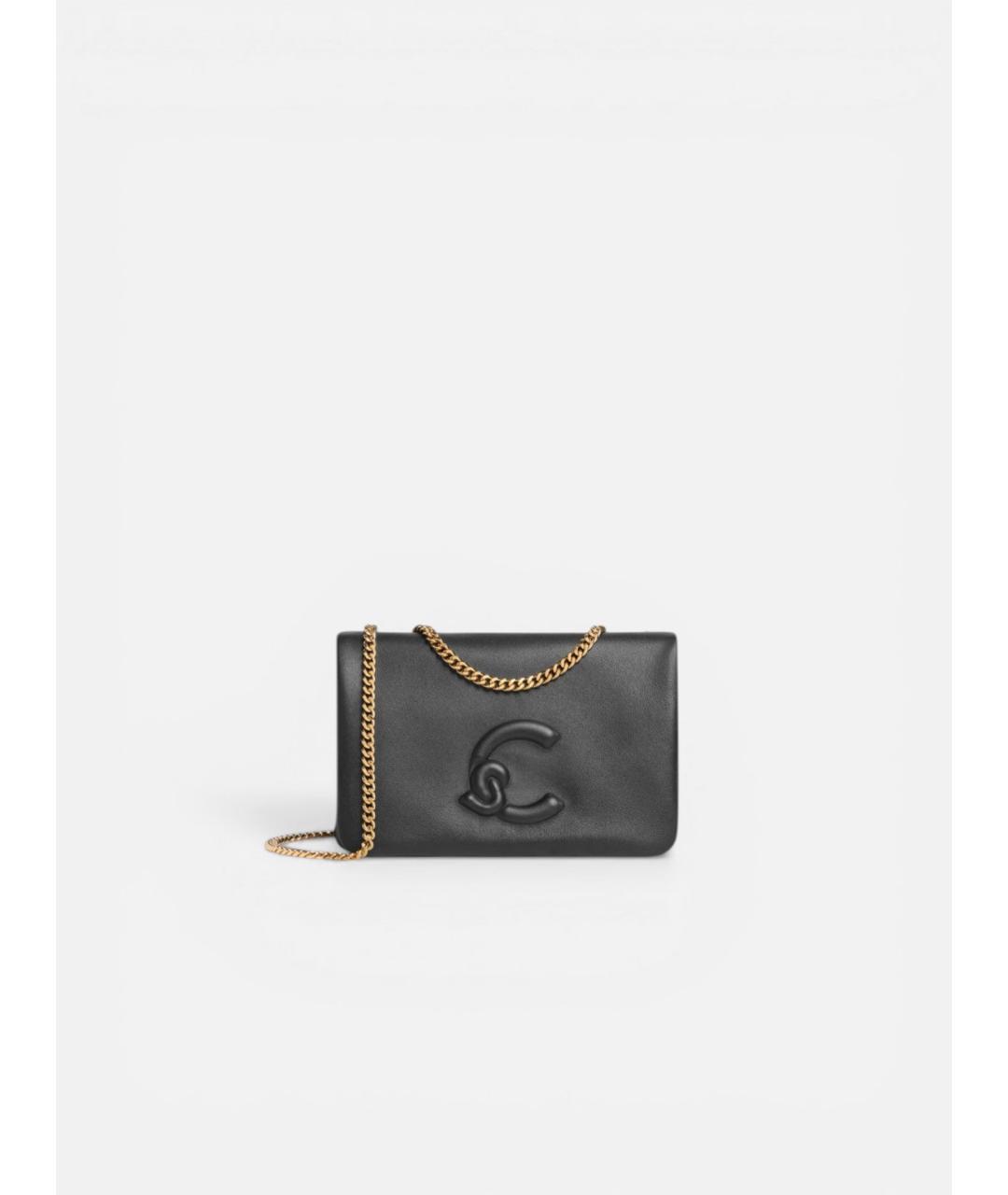 COCCINELLE Черная кожаная сумка через плечо, фото 6