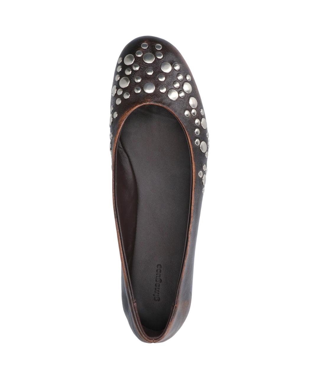 GIMAGUAS Коричневые кожаные балетки, фото 5