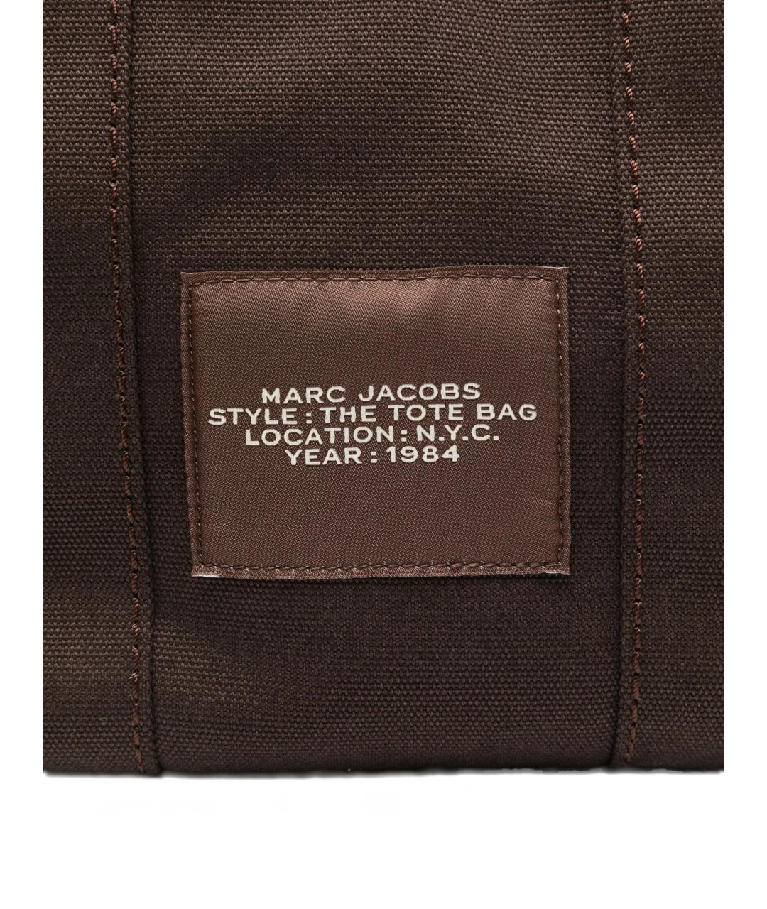 MARC JACOBS Коричневая хлопковая сумка тоут, фото 3