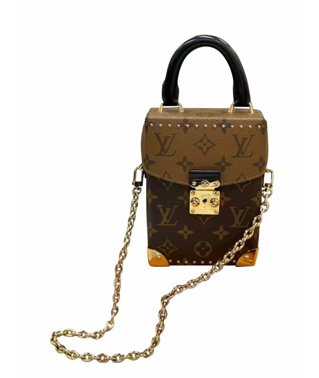 LOUIS VUITTON Коричневая сумка через плечо, фото 1