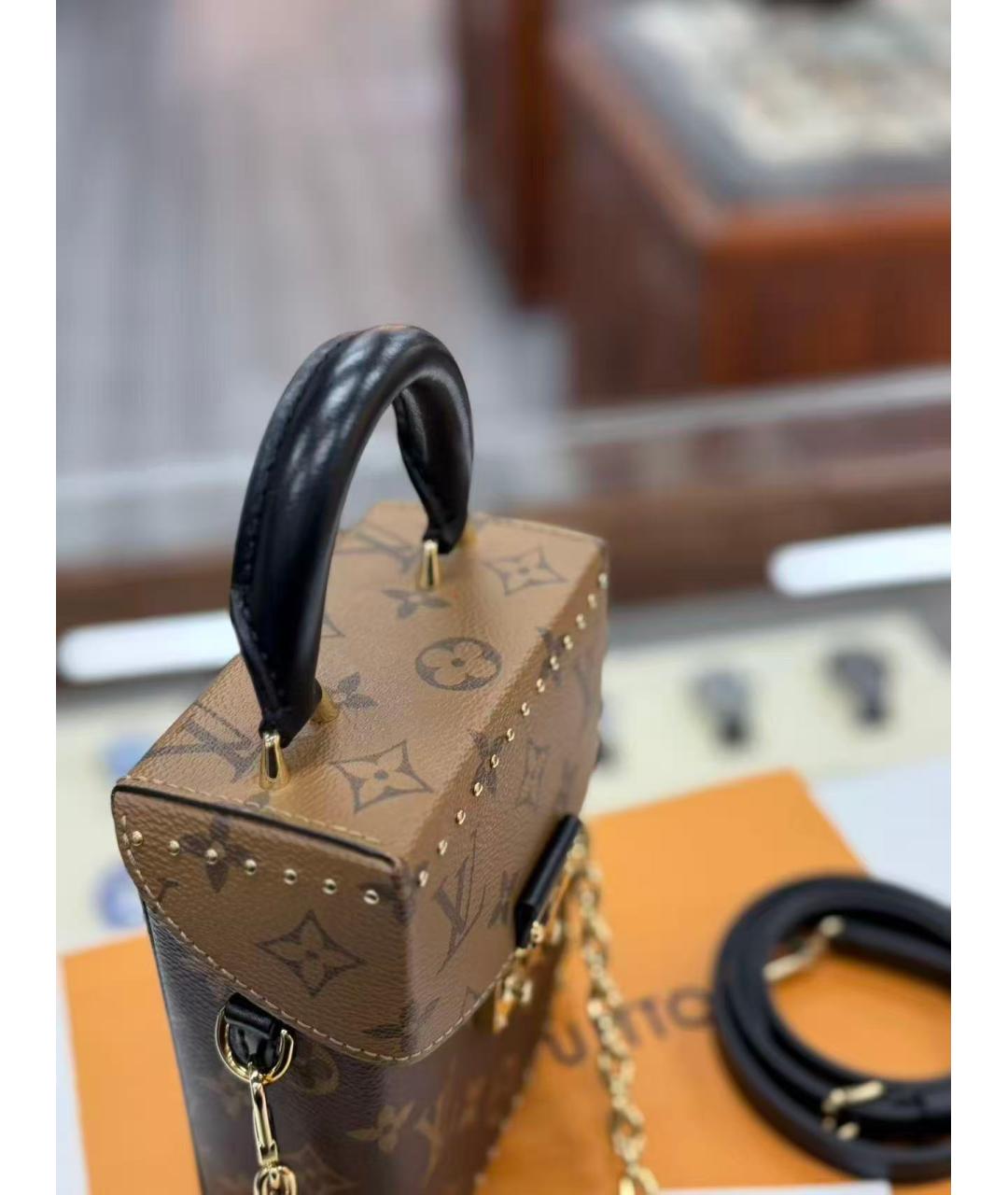 LOUIS VUITTON Коричневая сумка через плечо, фото 4