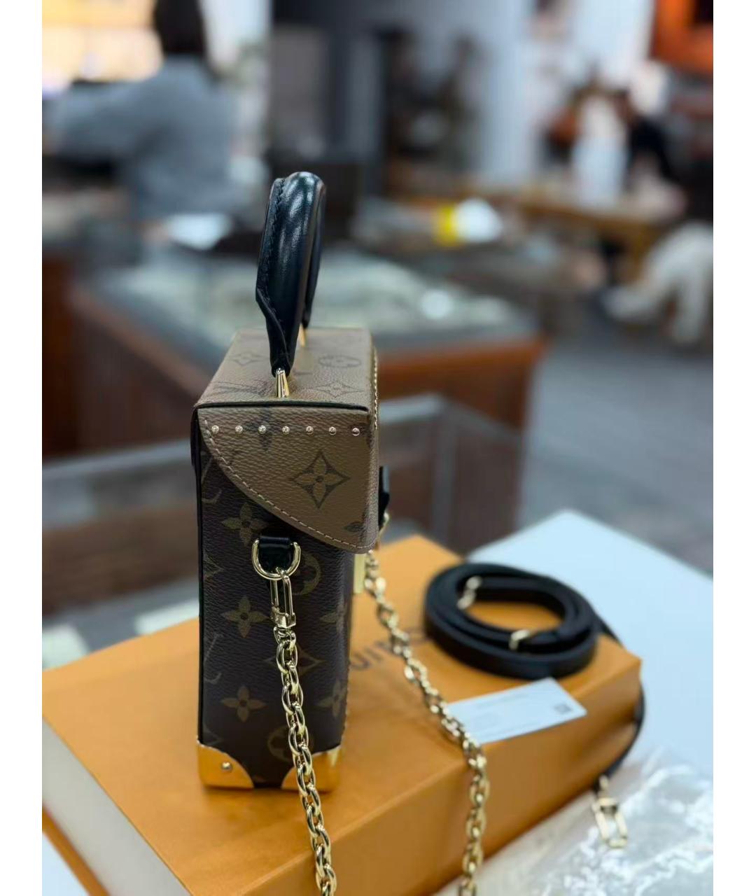 LOUIS VUITTON Коричневая сумка через плечо, фото 3