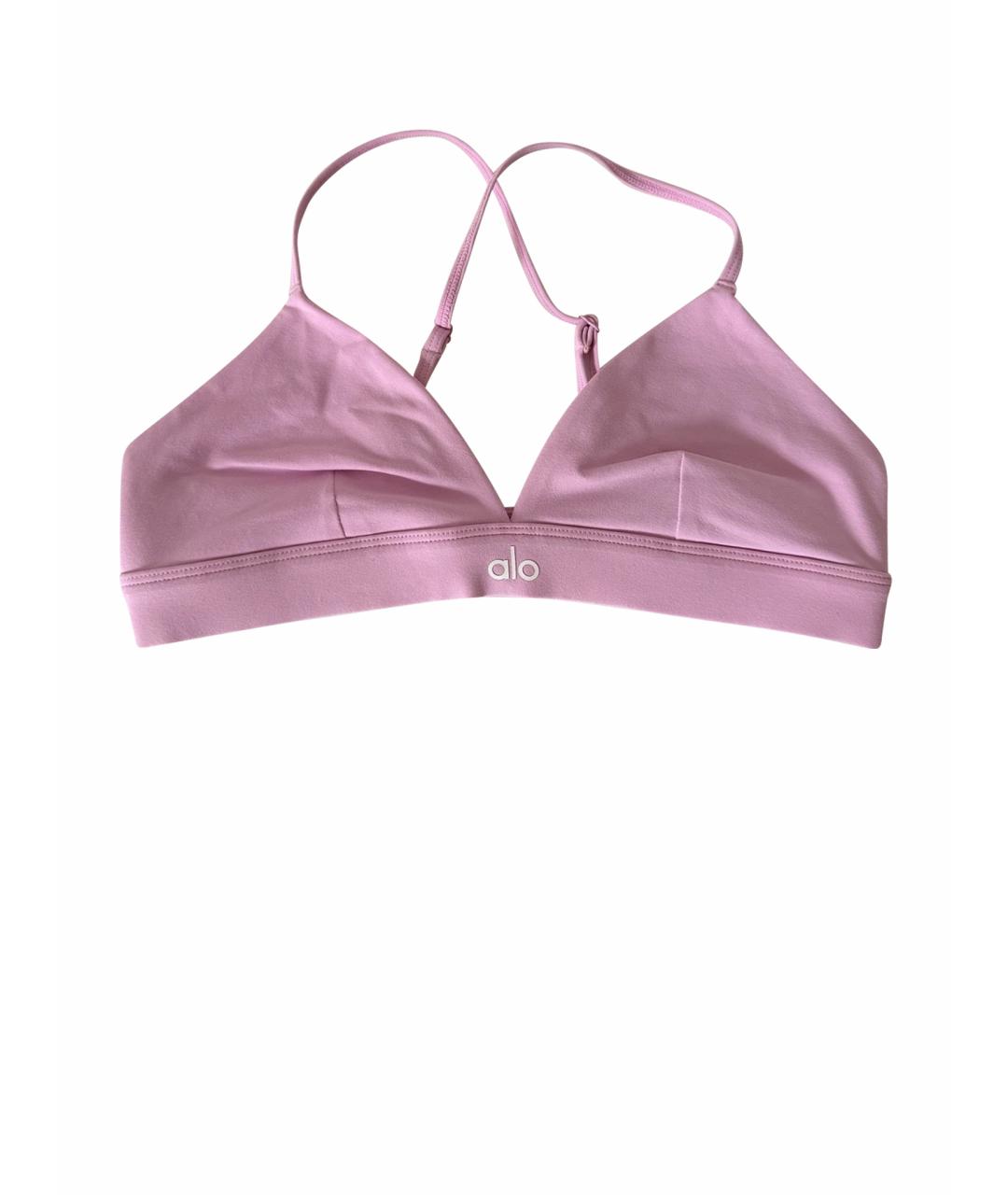 ALO YOGA Розовая майка, фото 1