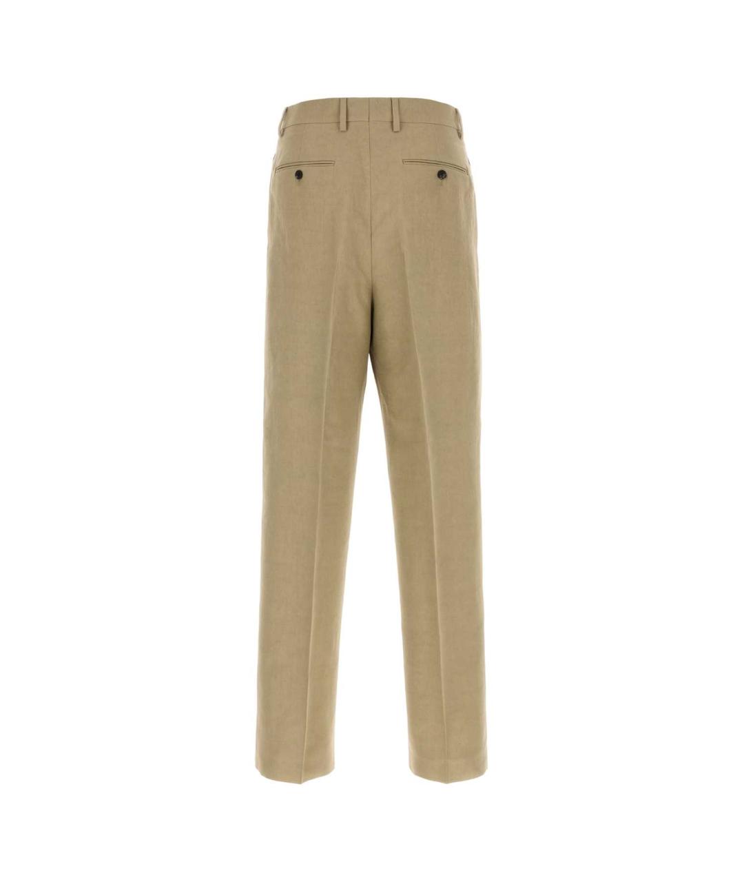 FERRAGAMO Бежевые повседневные брюки, фото 2
