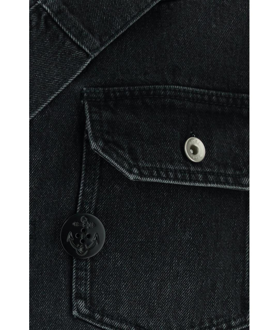 SACAI Черная хлопковая куртка, фото 3