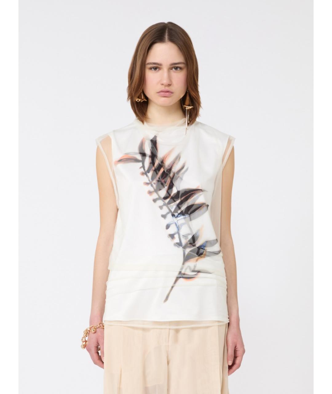 SPORTMAX Белая футболка, фото 3