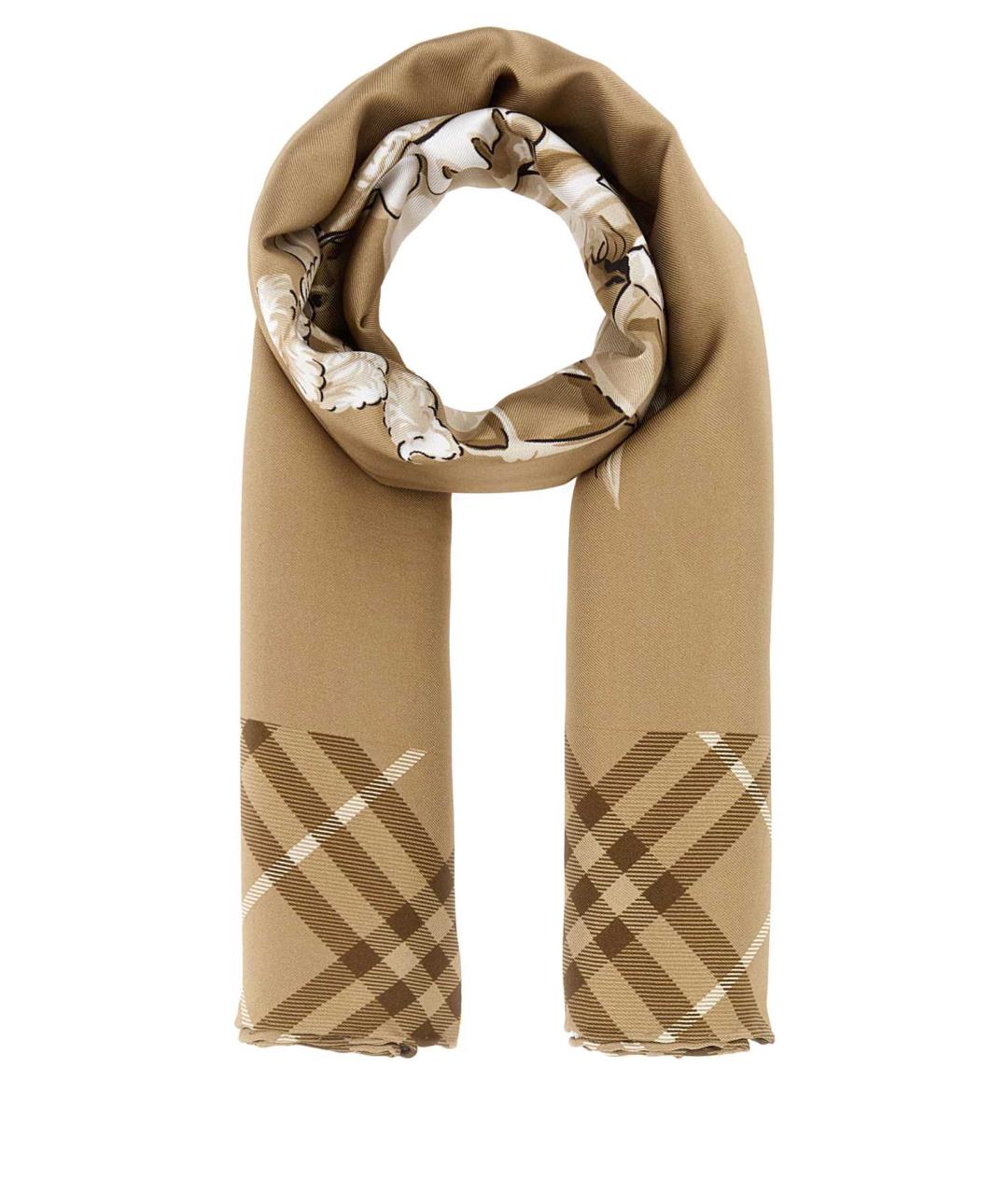 BURBERRY Мульти шелковый шарф, фото 1