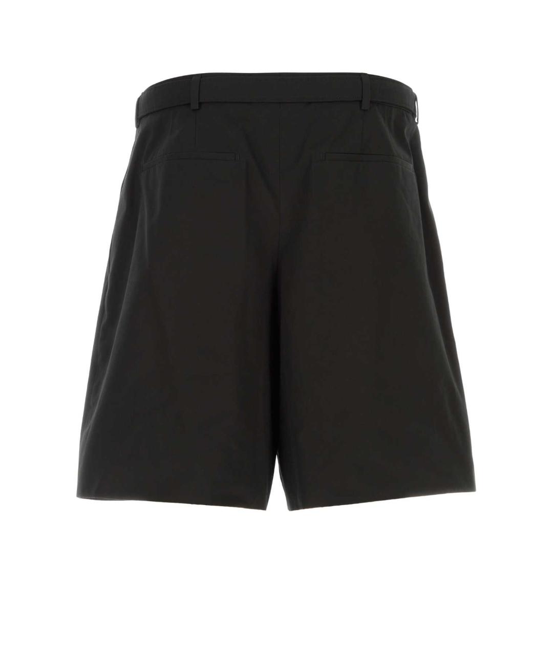 SAINT LAURENT Черные хлопковые шорты, фото 2