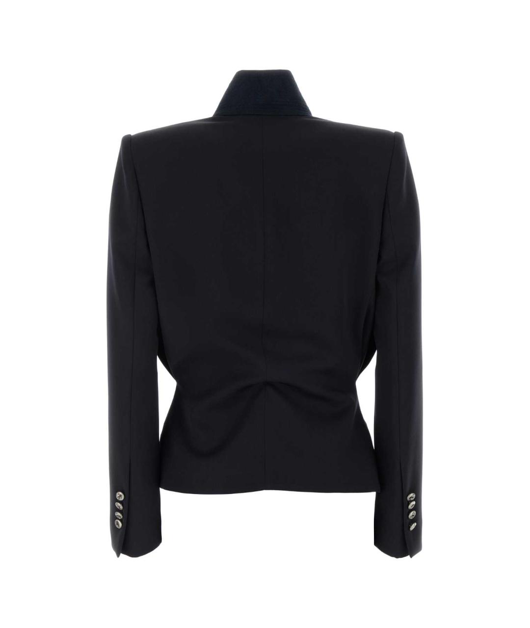 ALEXANDER MCQUEEN Синий шерстяной жакет/пиджак, фото 2